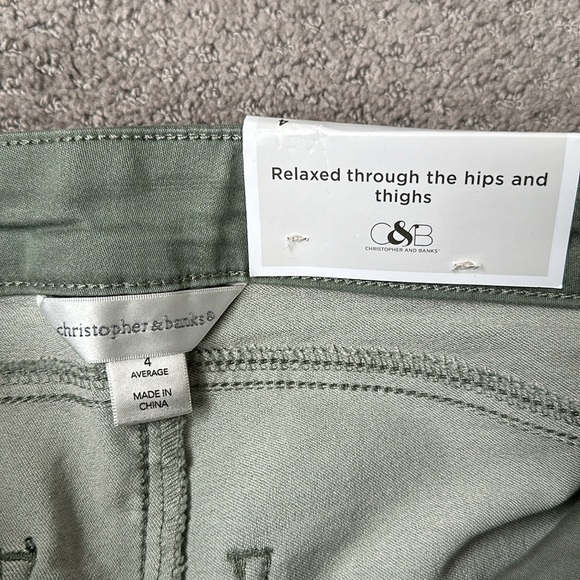 •CHRISTOPHER & BANKS• NWT Women’s High Rise Relaxed Fit Ankle Pant - Picture 9 of 10